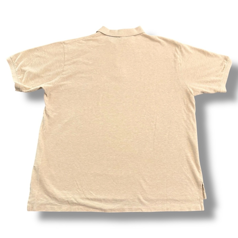 Polo Ralph Lauren Men's 2XL Big & Tall Beige‎ Short Sleeve Polo Shirt - Picture 5 of 7